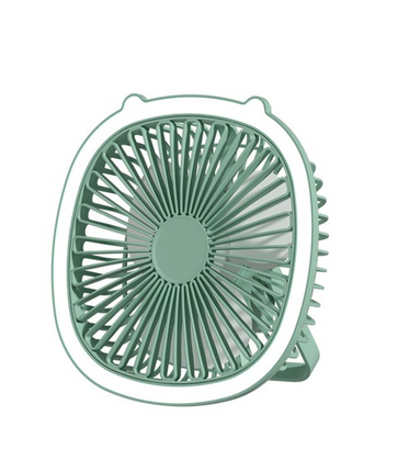 Rechargeable Desk Fan with Light