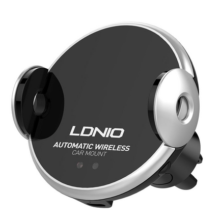 Auto-Clamping Car Phone Mount 10W Wireless Charging