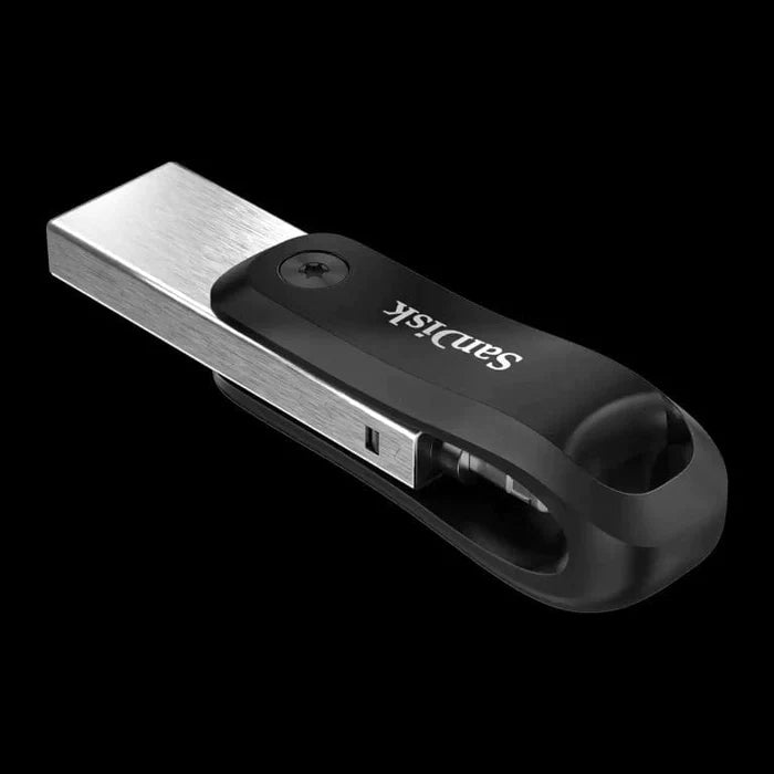 SanDisk 256GB iXpand Flash Drive Go for iPhone and iPad -  SDIX60N-256G-GN6NE, Black