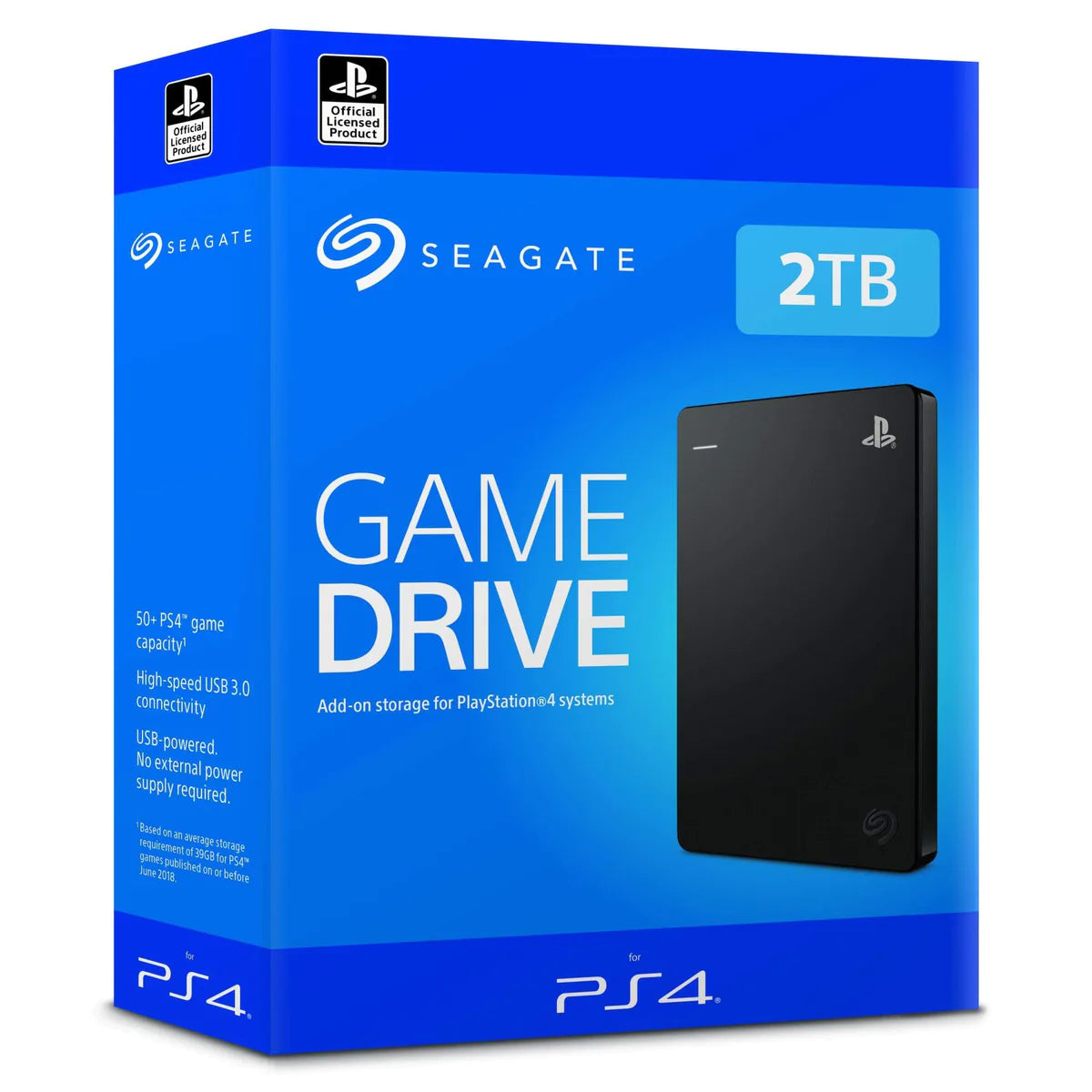 Seagate Gaming Portable HDD PlayStation4 公式ライセンス認証品 2TB