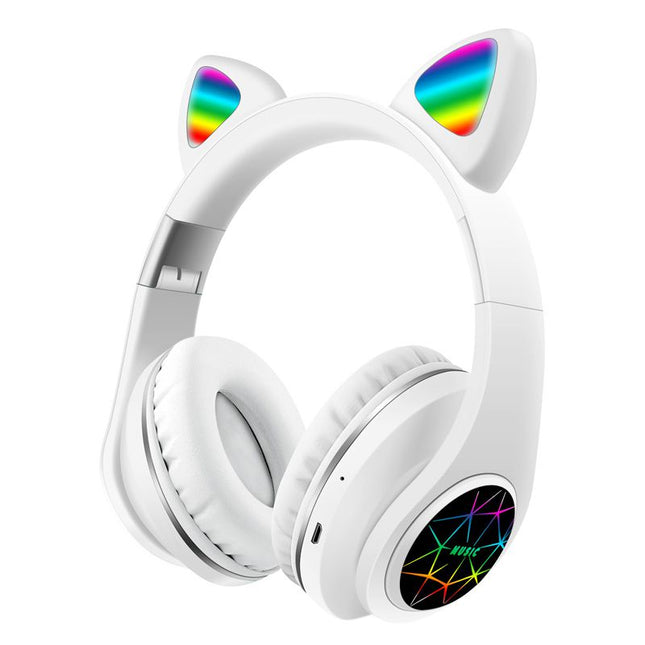 Cat Ear LED Wireless Headphones